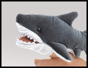 Mini Shark Finger Puppet