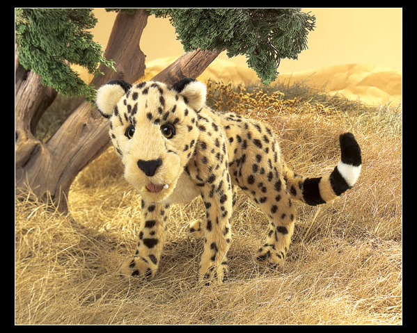 Cheetah Puppet
